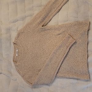 Justfab rose gold sparkle sweater in Medium